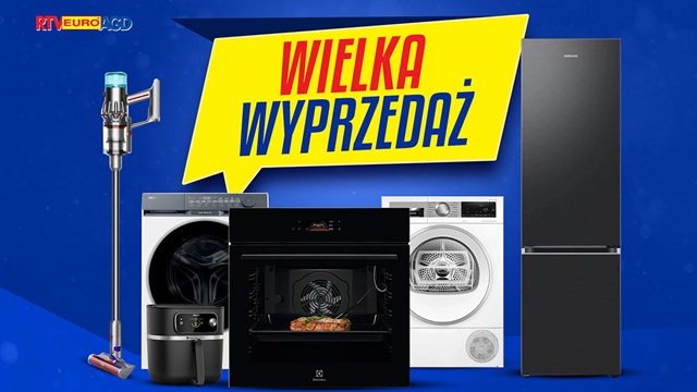 Małe i duże AGD w promocyjnych cenach! Wielka wyprzedaż w RTV Euro AGD